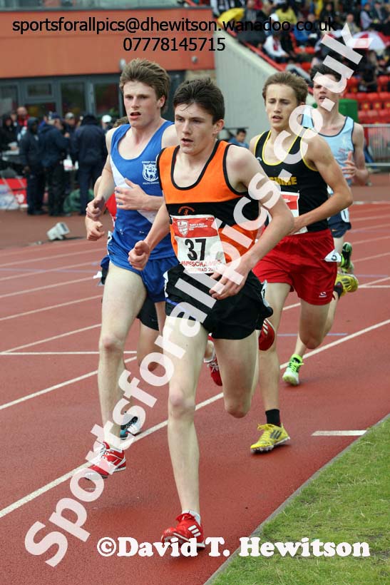 Inter boys 3000 metres, English Schools Track and Field. Photo: David T. Hewitson/Sports for All Pics